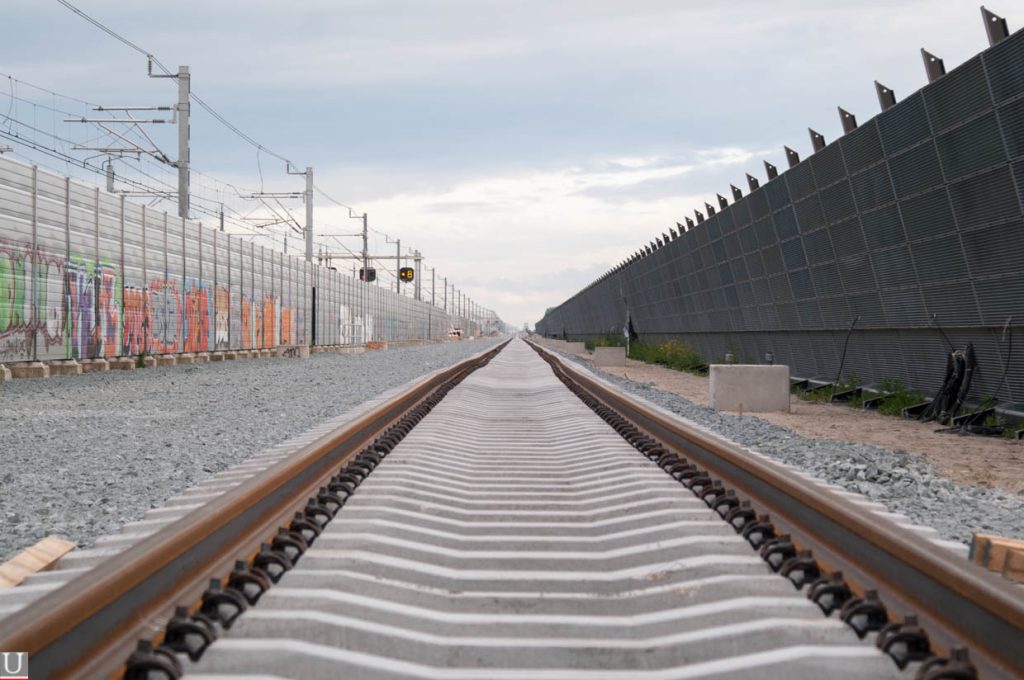 Utrecht, station Terwijde, nieuw spoor richting Vleuten