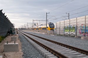 Utrecht, station Terwijde, nieuw spoor richting station Terwijde